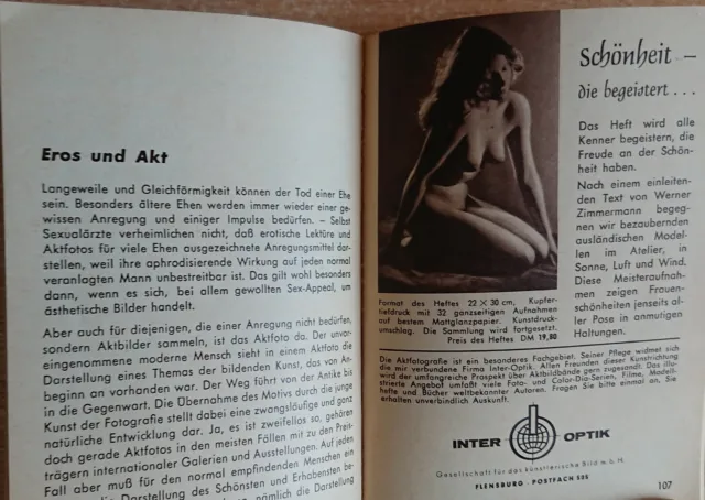 Glücklich sein! Katalog Beate Uhse um 1960 Erotik Sexualität Verhütung usw 3