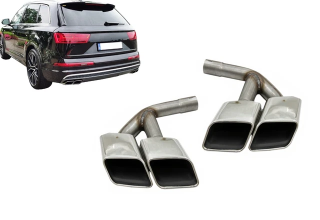 Embout D'Échappement Audi SQ7 (4M) - Chromé Inox Gauche - Modèle 2020 Et Plus - Pièce Origine Audi