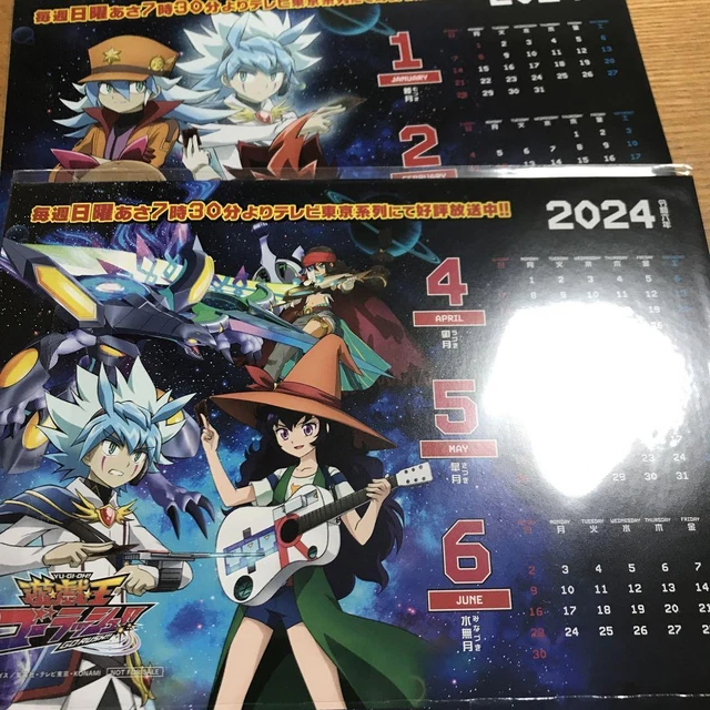 JUEGO DE 2 calendarios bonus Jump Festa 2024 YuGiOh Go Rush EUR 37,57