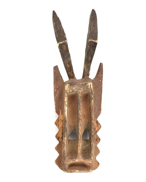 Dogon Carved Wood Horned Mask Mali