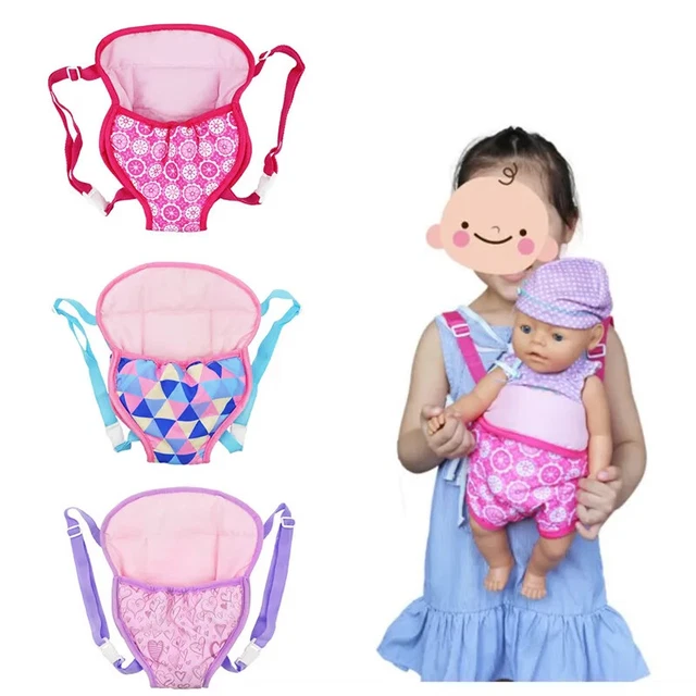 New 18IN Baby Doll Carrier Backpack Toy Shoulder Bag Doll Accessories Baby Doll