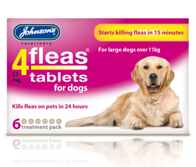 Kit de pulgas, garrapatas y desparasitantes Pet Connection's Johnsons talla 2: perro mediano - 6-20 kg 3