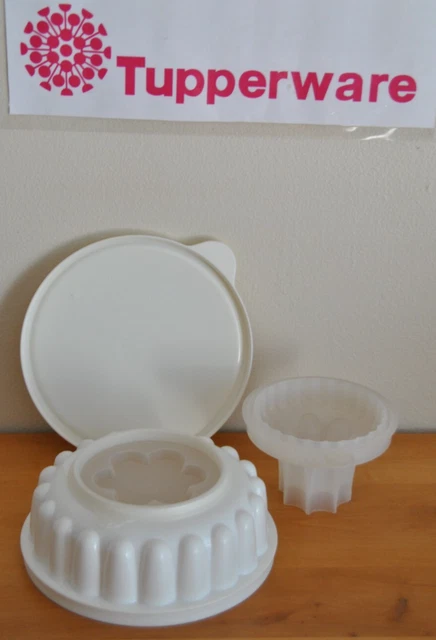 Moule à Charlotte Couronne Tupperware 16 Cm – Avec Couvercle Et Fond, Orange