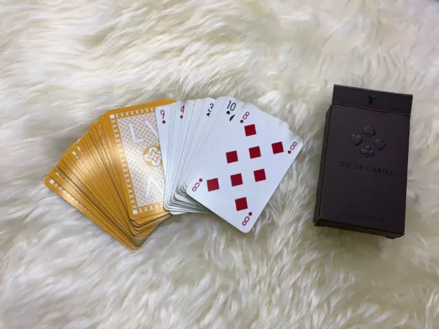 Louis Vuitton Set of Playing Cards Monogram Multicolor Vinyl Black 5574860