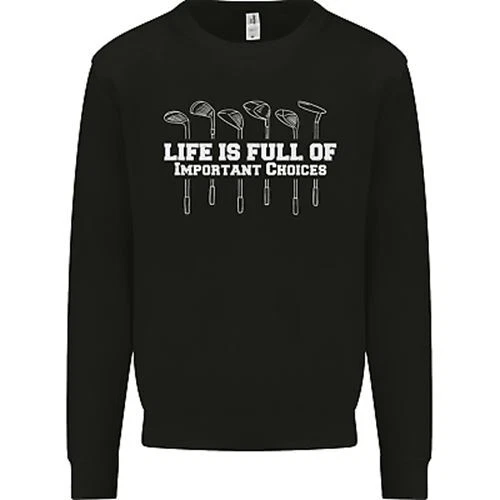 Golf Life's Completo Di Importante Opzioni Divertente Bambini Felpa Maglione