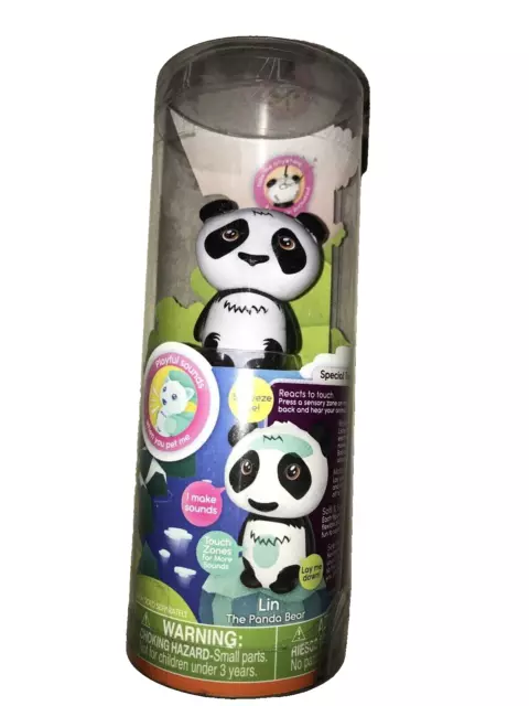 HEXBUG Lil' Nature Babies Lin the Panda Bear - Reacts to Touch & Makes Sound