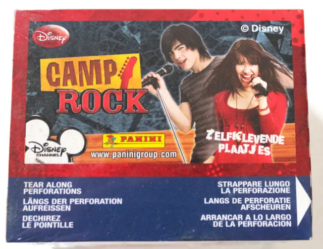 Panini Disney Sticker Camp Rock 2009 Rare Box Display 50 Packets Bags