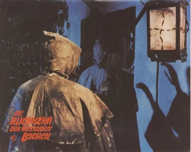 Return of the Evil Dead Original German Lobby Card 1973 Horror Hooded figures