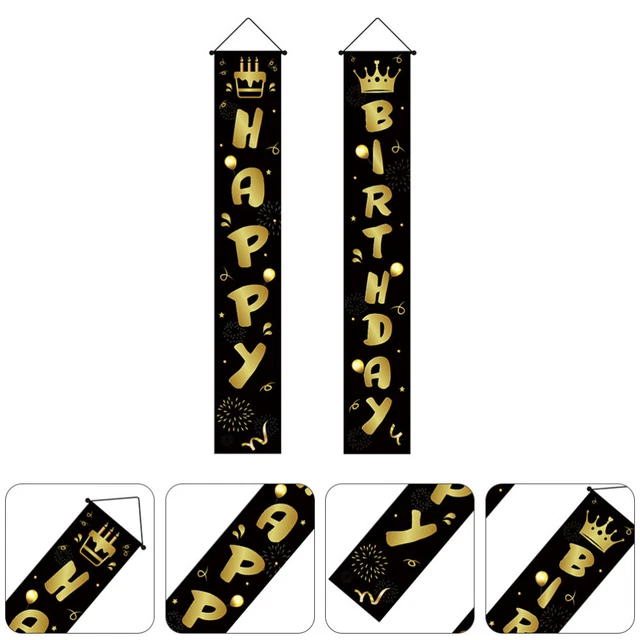 GRESATEK Anniversaire Décorations Bannière, Arrière Plans de