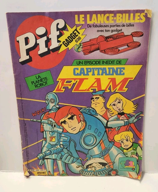PIF GADGET NO.636 Capitaine Flam Comic Magazine Captain Future 1980s $4 ...