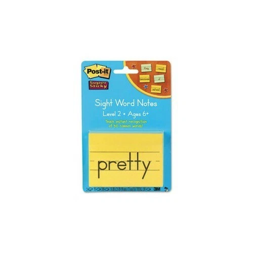 POSTIT ENGLISH VOCABULARY Notes Level 2 Ages 6+ 75 beginning words