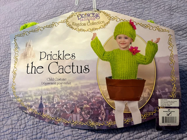 Child Toddler Costume Prickles the Cactus Plant Costume, Toddler Kid Size 2T