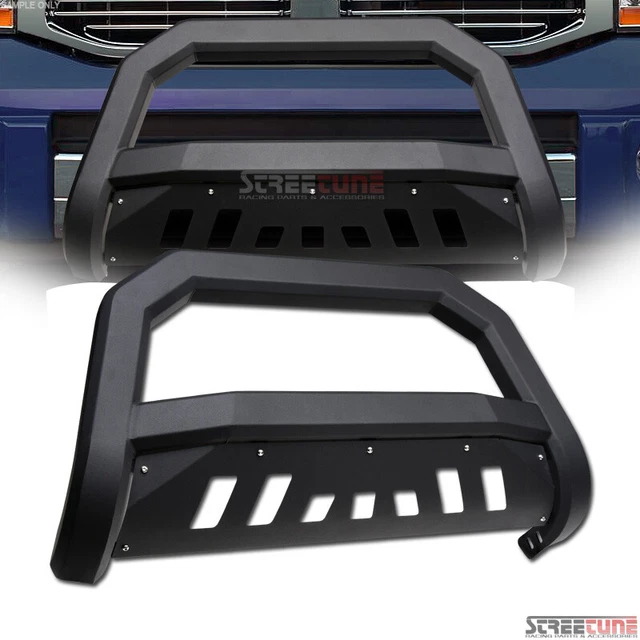 For 06-08 Dodge Ram 1500 Matte Black AVT Bull Bar Brush Push Bumper Grille Guard