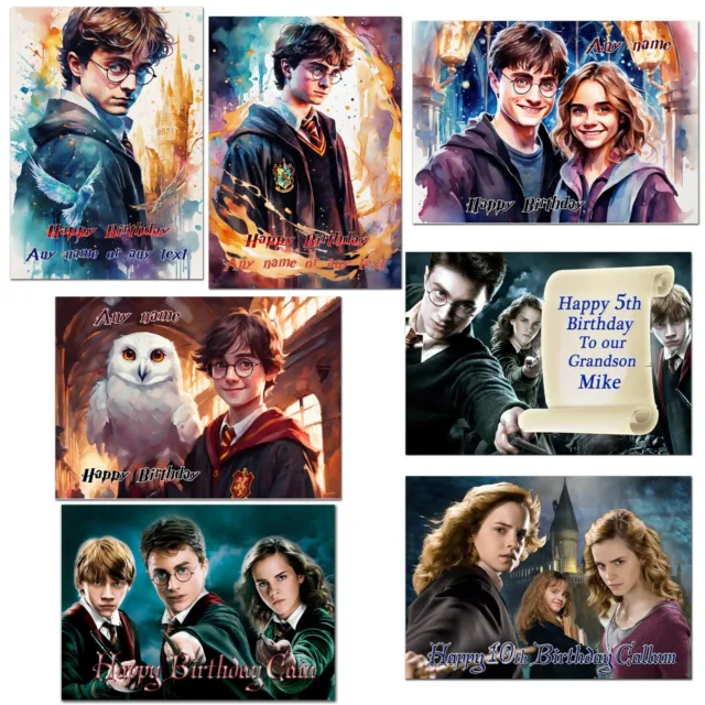 Harry Potter 10 Personalised Birthday Party Invitations