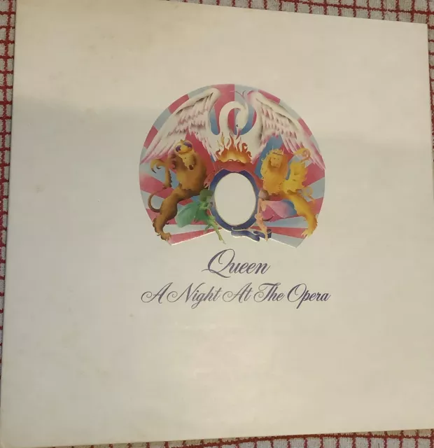 Queen “A Night At The Opera” 1975 UK 1st Press BLAIRS - 12 Inch Vinyl LP  EX/VG+