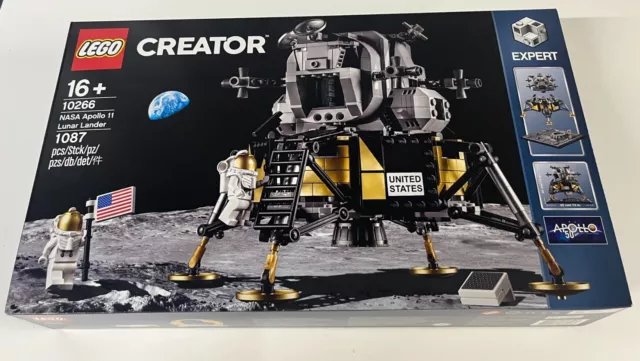 LEGO Creator Expert: NASA Apollo 11 Lunar Lander (10266) Brand new sealed rare