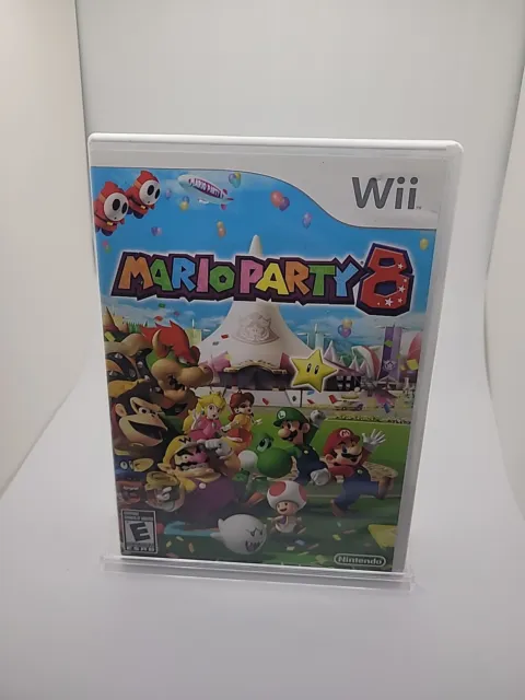 Mario Party 8 (Nintendo Wii, 2007) CIB Complete with Manual Tested Working