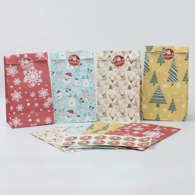 24 pz buoni regalo natalizi in carta Natale Natale