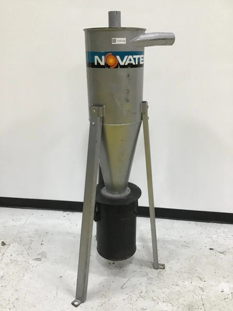 NOVATEC Cyclone Dust Collector CDC-25-ST Used #134164 NOVATEC Cyclone Dust Collector CDC-25-ST Used #134164