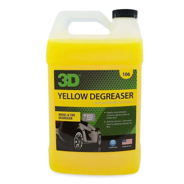 3D Yellow Degreaser Wheel Cleaner 128 oz