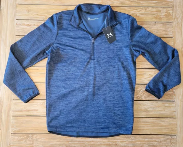 Under Armour Men's Quarter Zip Pullover Loose Fit Size Small New With Tags