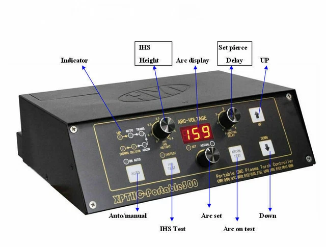 Height Controller PORTABLE300 ARC VOLTAGE Torch Height Controller THC, Plasma Height ...