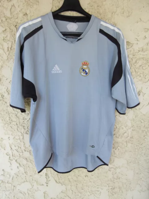 Maillot REAL MADRID training ADIDAS vintage shirt camiseta jersey football M