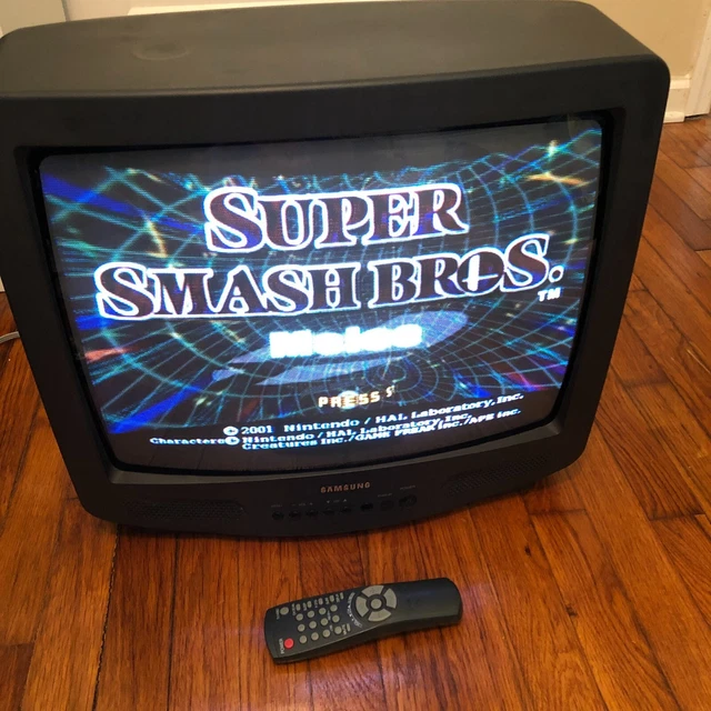 SAMSUNG 19” INCH CRT TV Retro Gaming TXH1970 Vintage Tube TV Remote