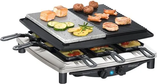 Steba RC4Plus - Steengrill - Gourmet - Teppanyaki grill - 8 personen