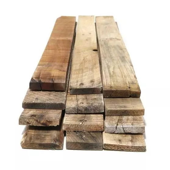 20 x Mixed Reclaimed Pallet Boards Wood Planks Timber Wall Cladding Wooded Slats