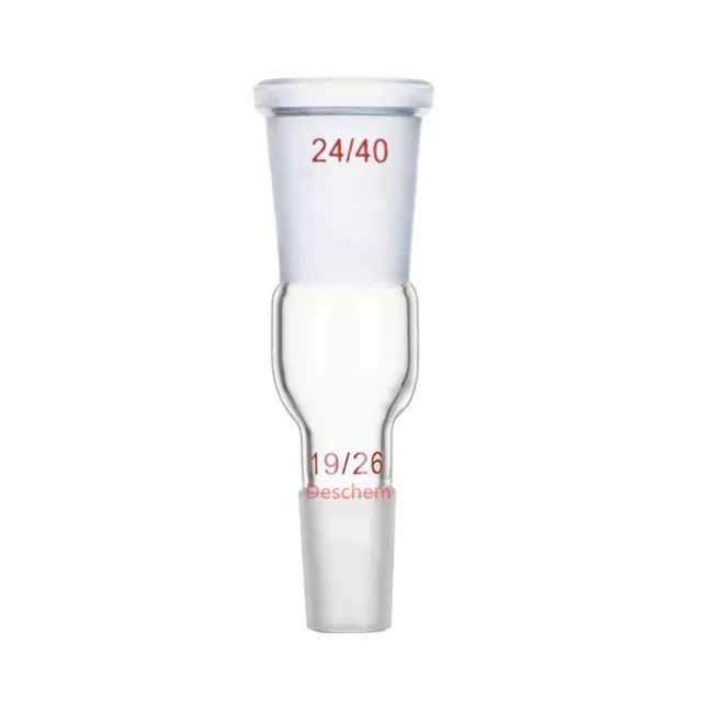 Lab Enlarging adapters from 19/26 to 24/40,Made from Borosilicate Glass 3.3