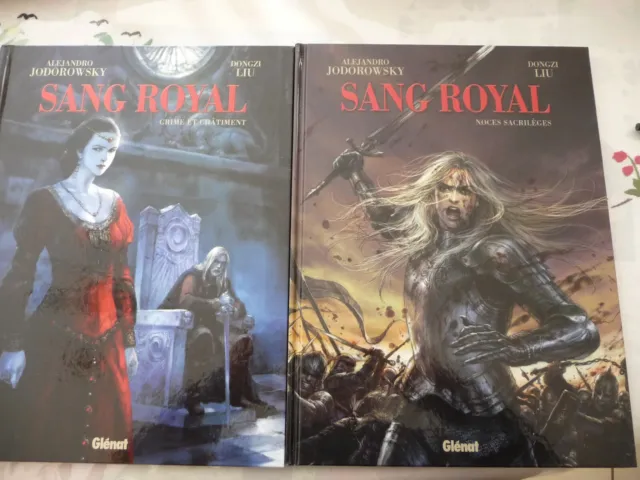 BD 2 Volumes Sang Royal LUI, édition GLENAT