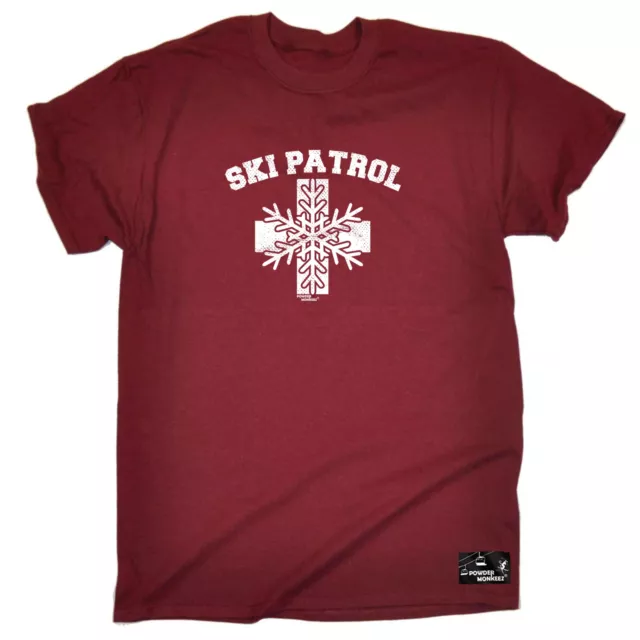 Sci Snowboarding Pm Ski Patrol - T-shirt da uomo divertente novità magliette