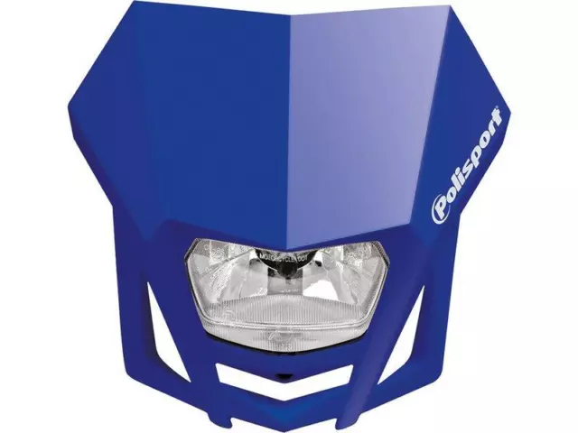 Masque de Lumière Lmx Lampe Phare Compatible À Yamaha Wr Wrf YZ YZF XR Bleu