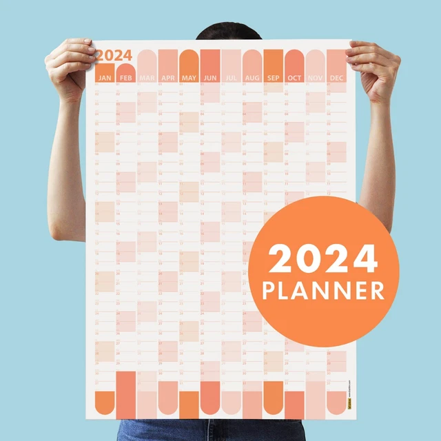 2024 WALL PLANNER Wall Calendar 2024 Year Planner Annual Plan