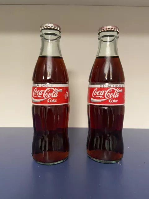 2 bottiglie Coca Cola integra Piena