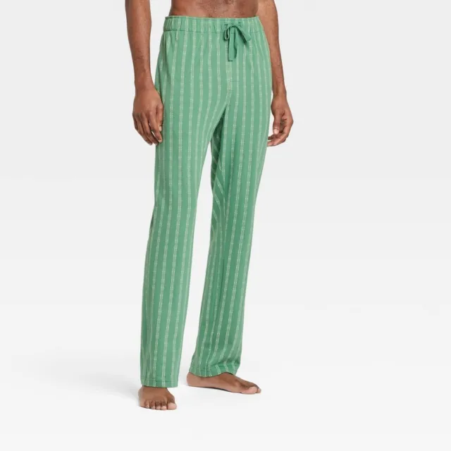 NEW Men's Big & Tall Striped Vertical Knit Pajama Pants - Goodfellow & Co™ XXLT
