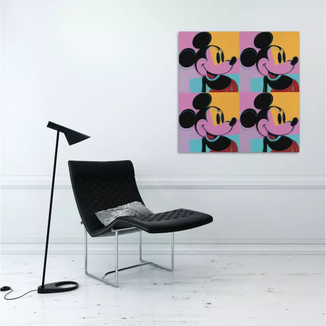 warhol mickey mouse - Quadro Stampa su tela canvas wall art framed print 2