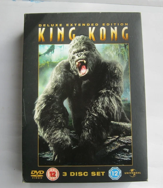 KING KONG 2005 deluxe 3 disc dvd box set extended edition 5.48 PicClick