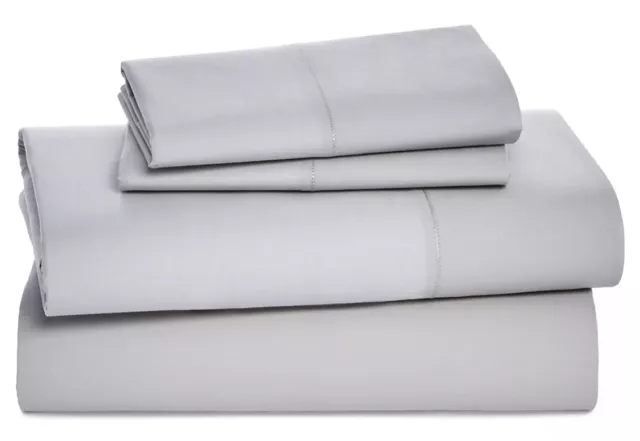 Sky Percale Full 4 Pc. Sheet Set Reflextion Grey New