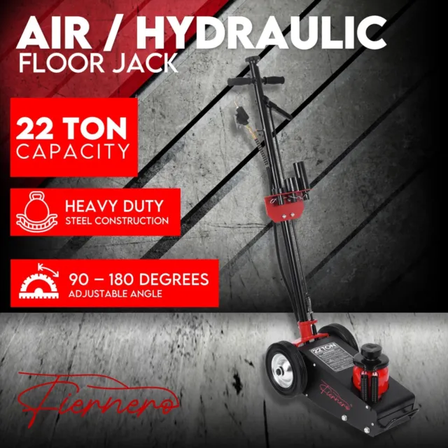 Low Profile Air Hydraulic 22 Ton Trolley Jack Garage Floor Tool Local Pickup Vic