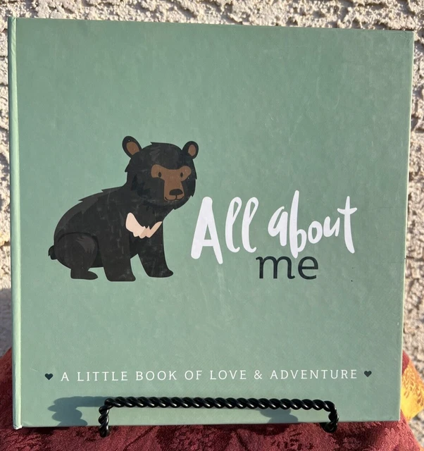 Baby Memory Photo Album Book Journal By RubyRoo Wildlife Illustrations 5 Years