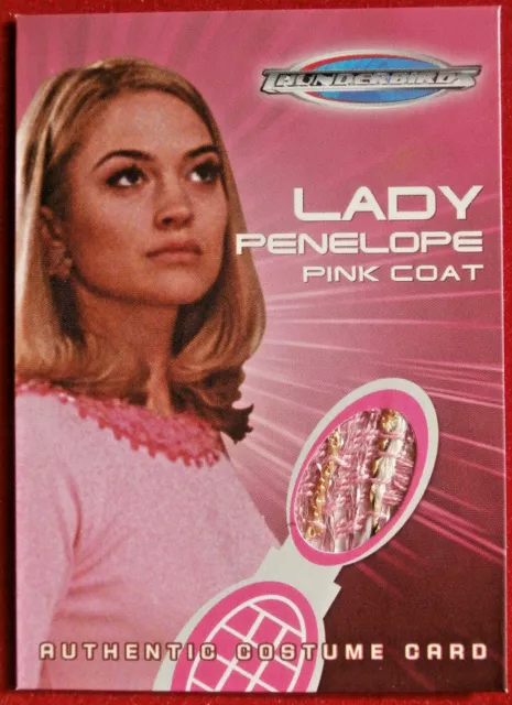 THUNDERBIRDS THE MOVIE - COSTUME CARD - LADY PENELOPE'S COAT - Cards Inc. 2004