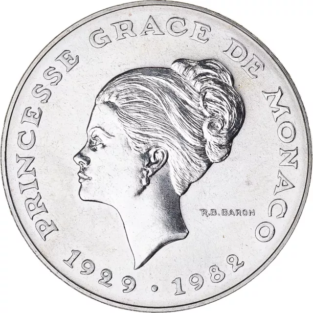 [#1100763] Monnaie, Monaco, 10 Francs, 1982, ESSAI, SUP, Argent, Gadoury:MC158,