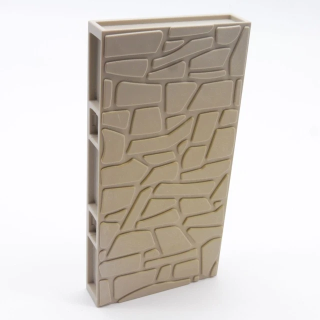 Lot De Murs En Pierres Crème Playmobil Pour Constructions (réf. 3072, 4055...), Occasion