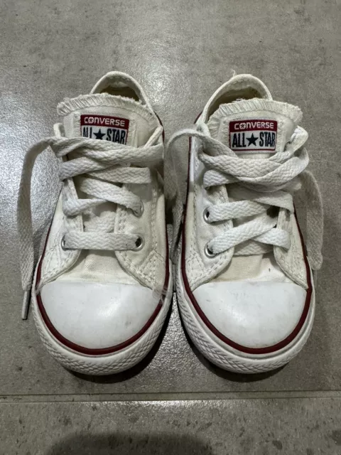 Converse Kids/Toddler/Infant Chuck Taylor All Star Toddler White SIZE US 8