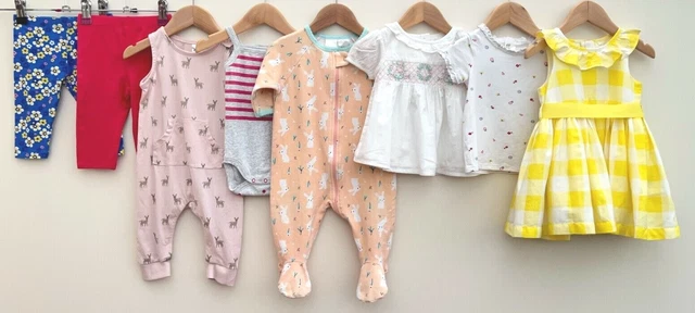 Baby Girls Bundle Of Clothing Age 3-6 Months Teeny Weeny M&S H&M