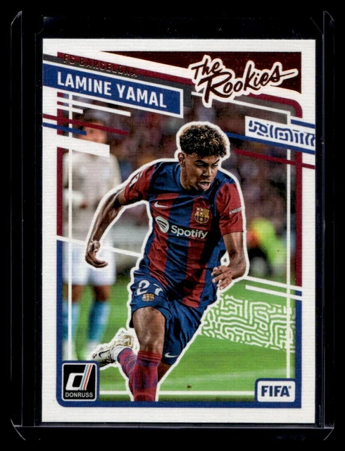 2023-24 PANINI DONRUSS FIFA The Rookies Lamine Yamal FC Barcelona #25