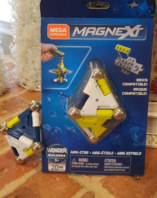 Mega Construx Magnext Mag-Star Brick Compatible 2019 MATTEL -NEW Lot of 2!