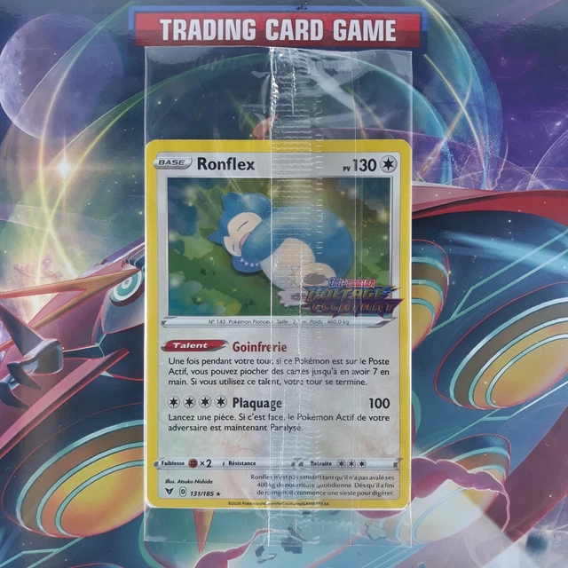 Ronflex 131/185 ☆ Holo Pokemon Bright Voltage Sealed Promo Card FR